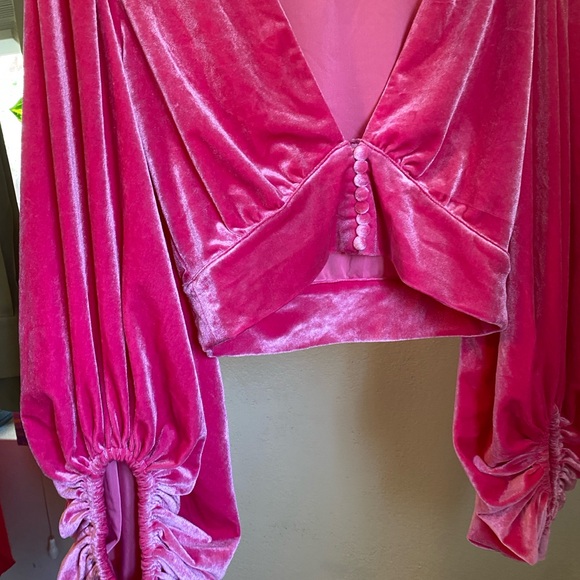 NEW Signature8 Velvet Corset Blouse - Picture 4 of 11